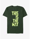 Star Wars The Mandalorian This Is The Way T-Shirt, FOREST GRN, hi-res