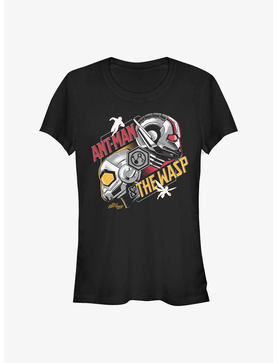 Marvel Ant-Man And The Wasp Helmets Girls T-Shirt, BLACK, hi-res