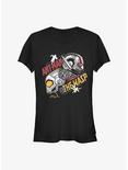 Marvel Ant-Man And The Wasp Helmets Girls T-Shirt, BLACK, hi-res