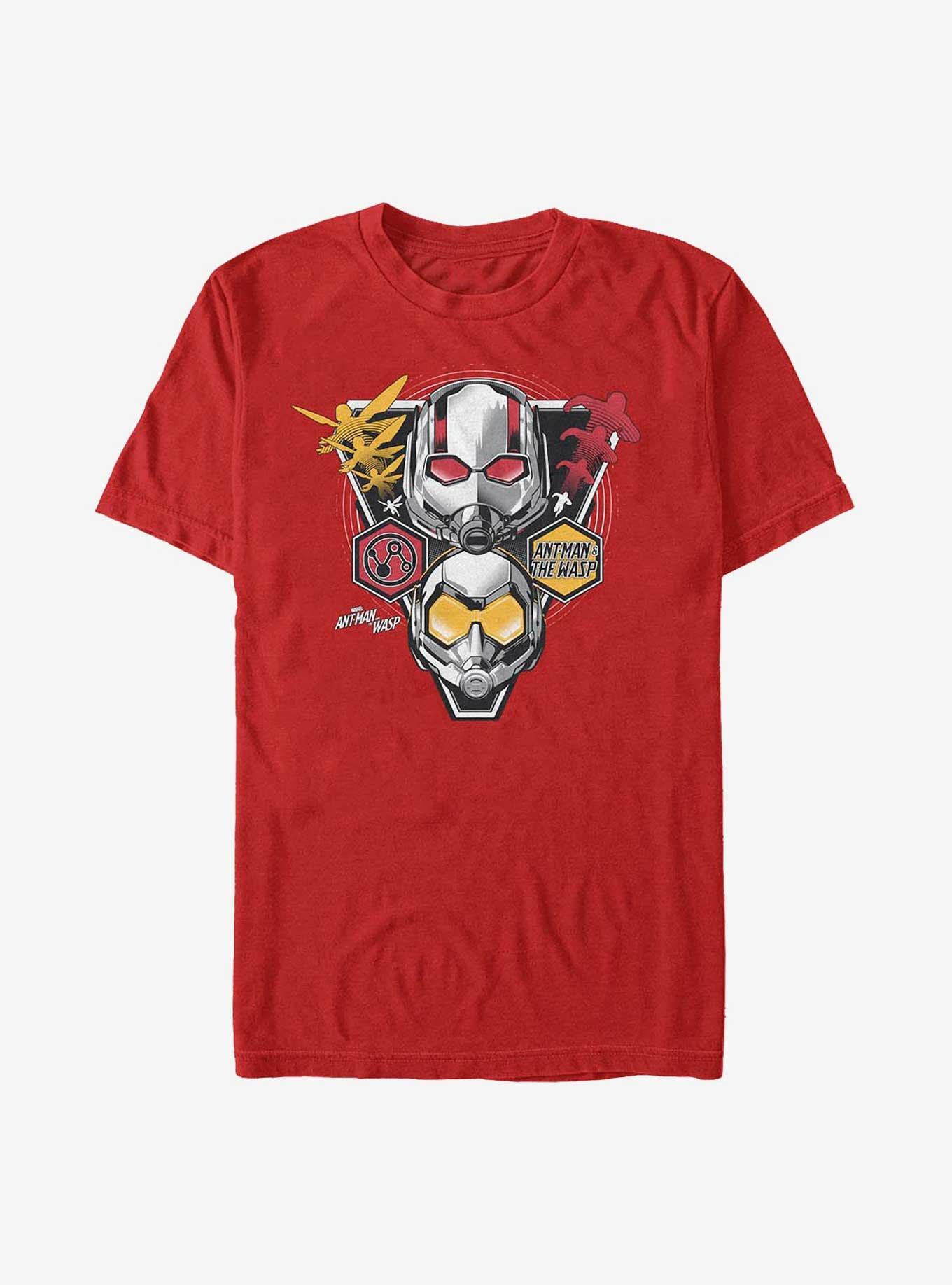 Marvel Ant-Man And Wasp Triangle Badge T-Shirt, RED, hi-res