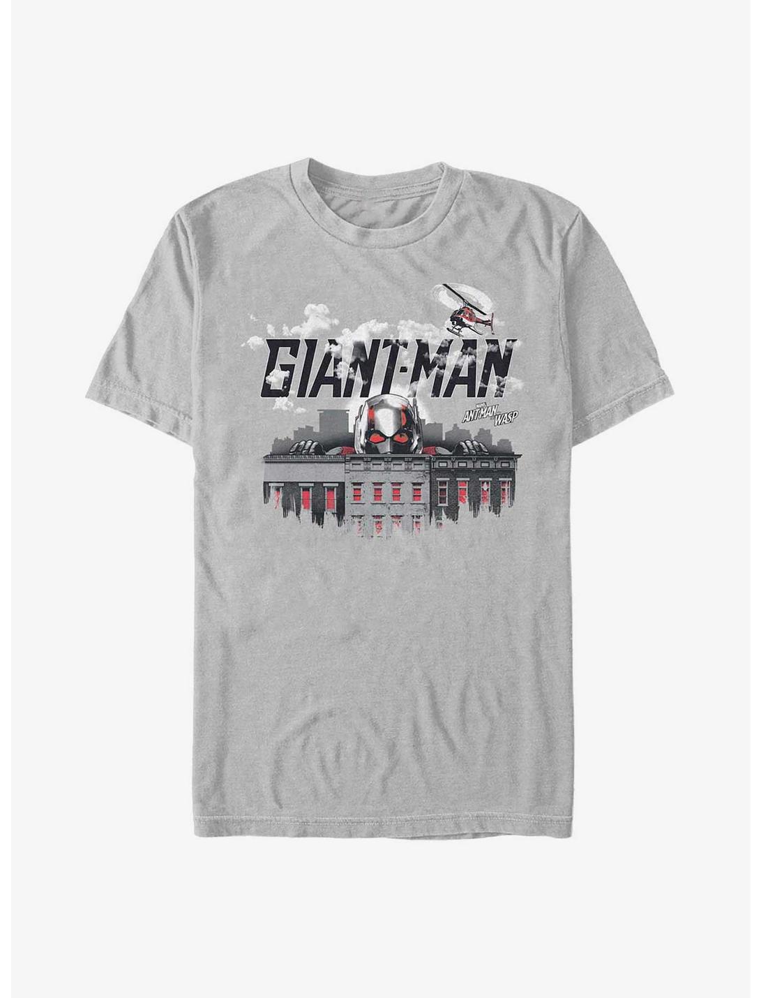 Marvel Ant-Man Giantman Vs Helicopter T-Shirt, SILVER, hi-res