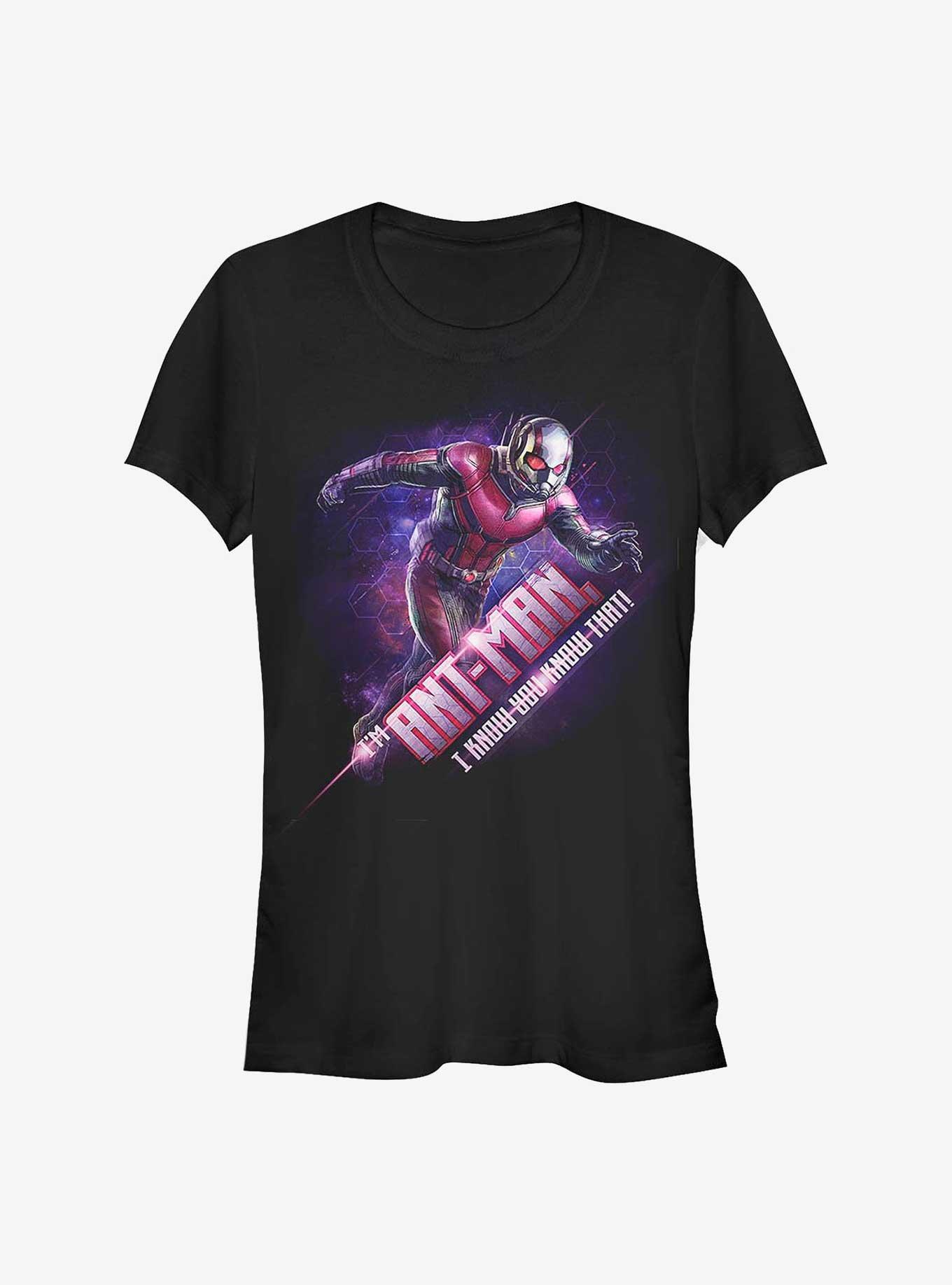 Marvel Ant-Man I Know You Know That Girls T-Shirt