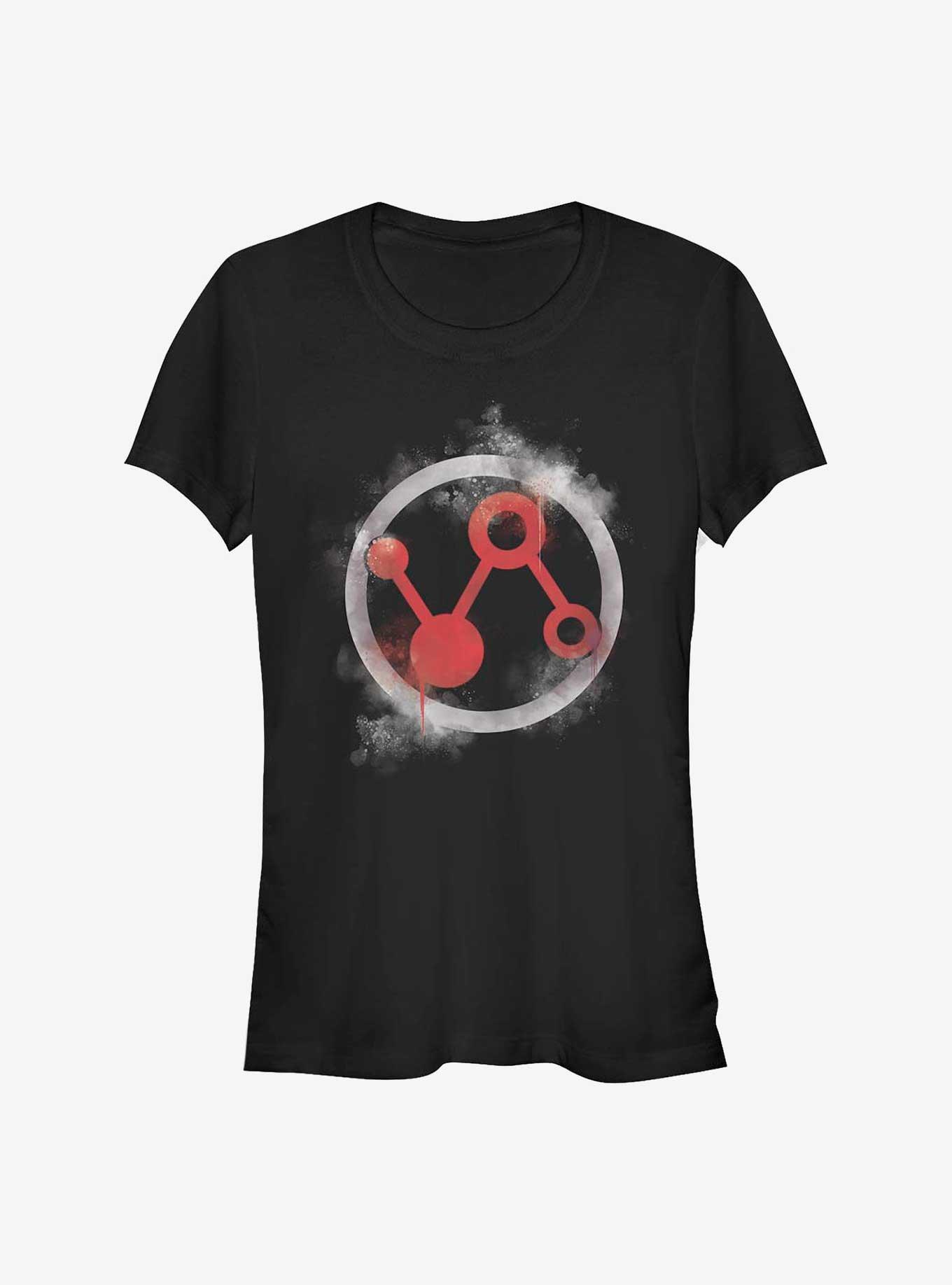 Marvel Ant-Man Pym Particle Spray Logo Girls T-Shirt