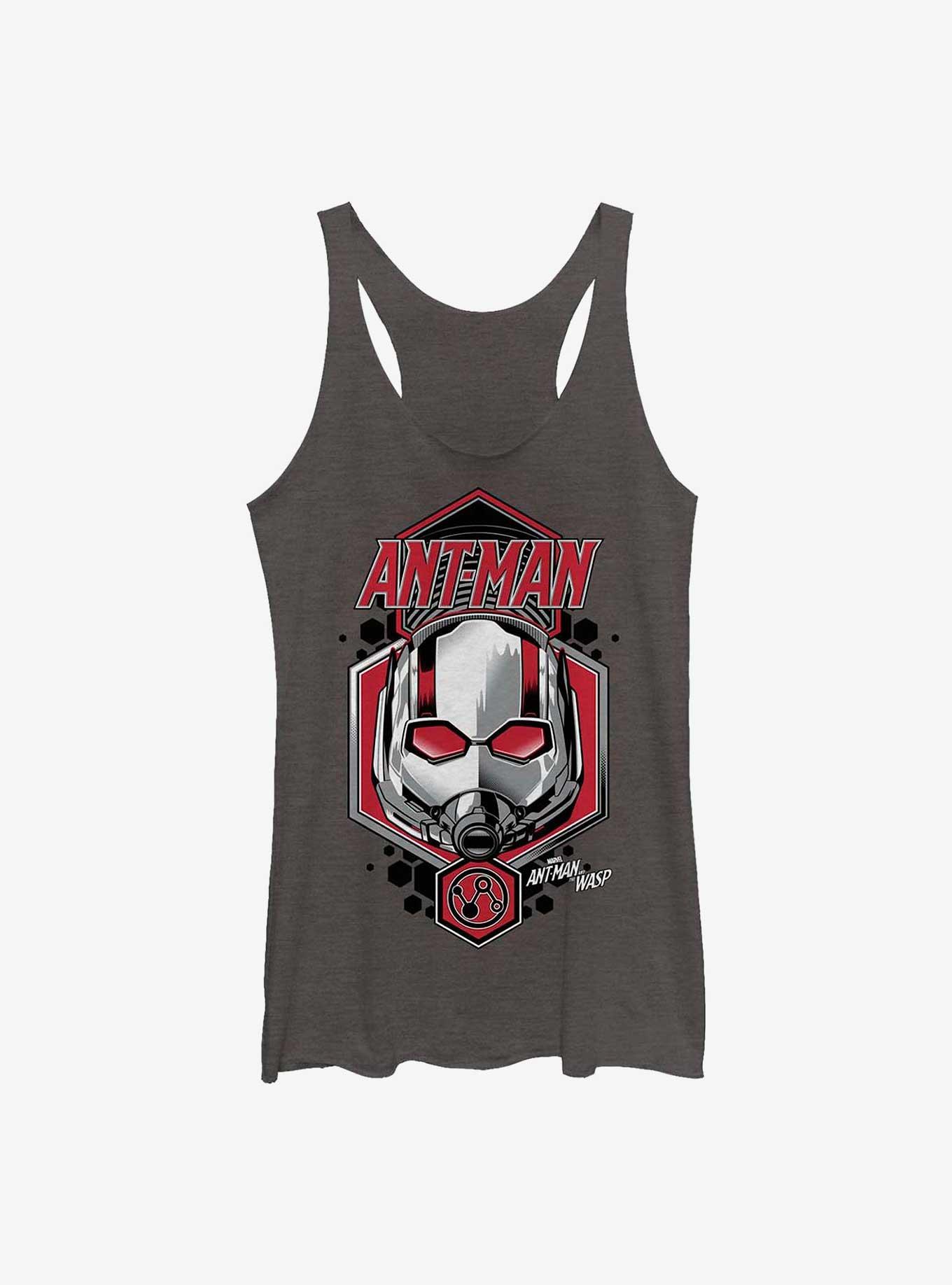 Marvel Ant-Man Shield  Girls Raw Edge Tank, GRAY HTR, hi-res