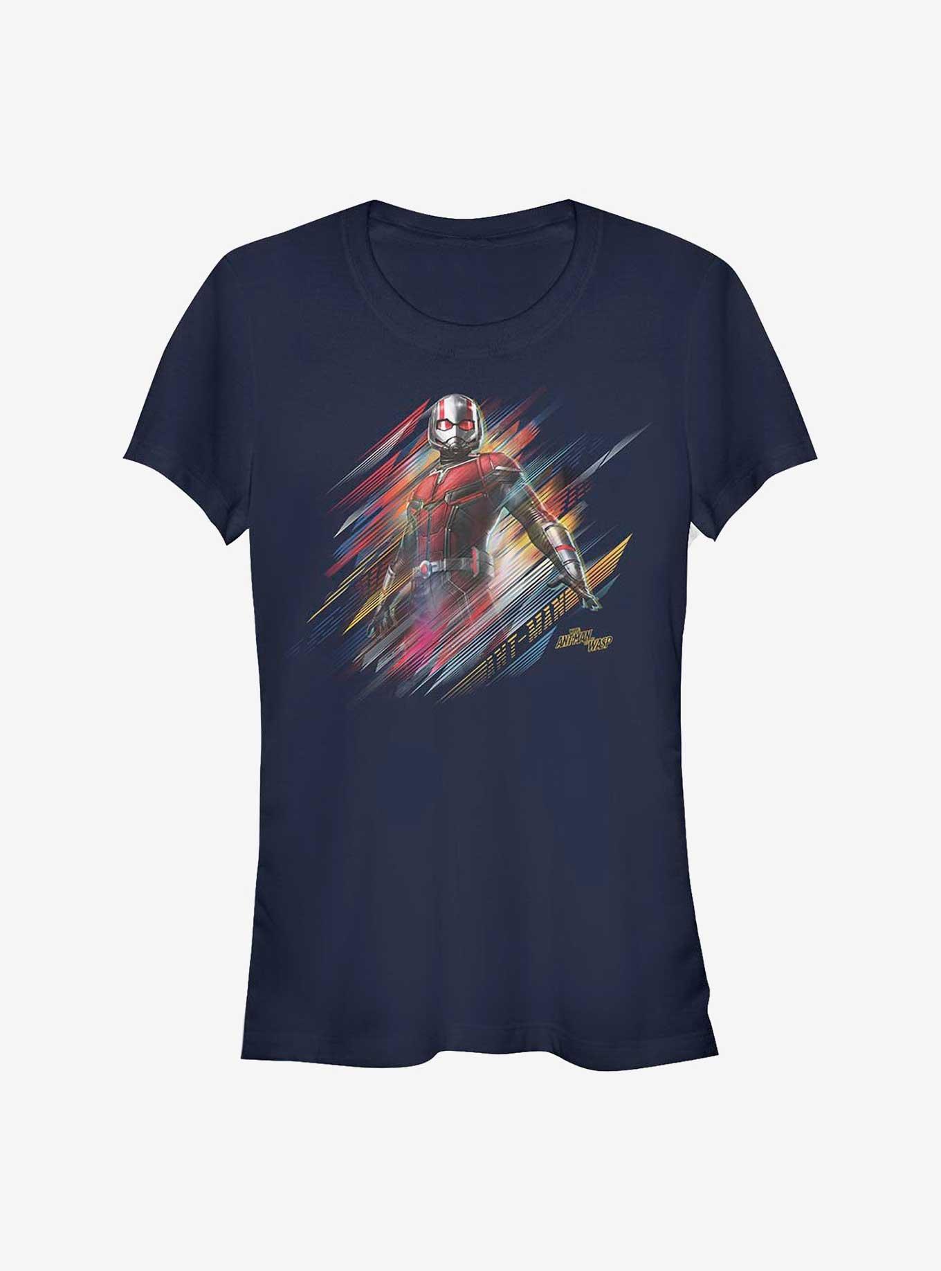 Marvel Ant-Man Stripes Girls T-Shirt, NAVY, hi-res