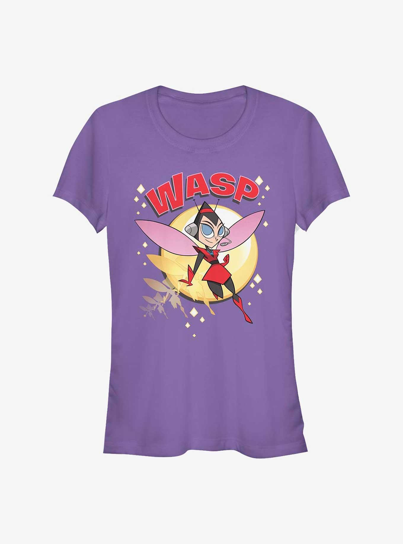 Marvel Ant-Man Wasp Retro Zoom Girls T-Shirt, PURPLE, hi-res