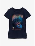 Disney Atlantis: The Lost Empire Milo Lost Empire Found Poster Youth Girls T-Shirt, NAVY, hi-res