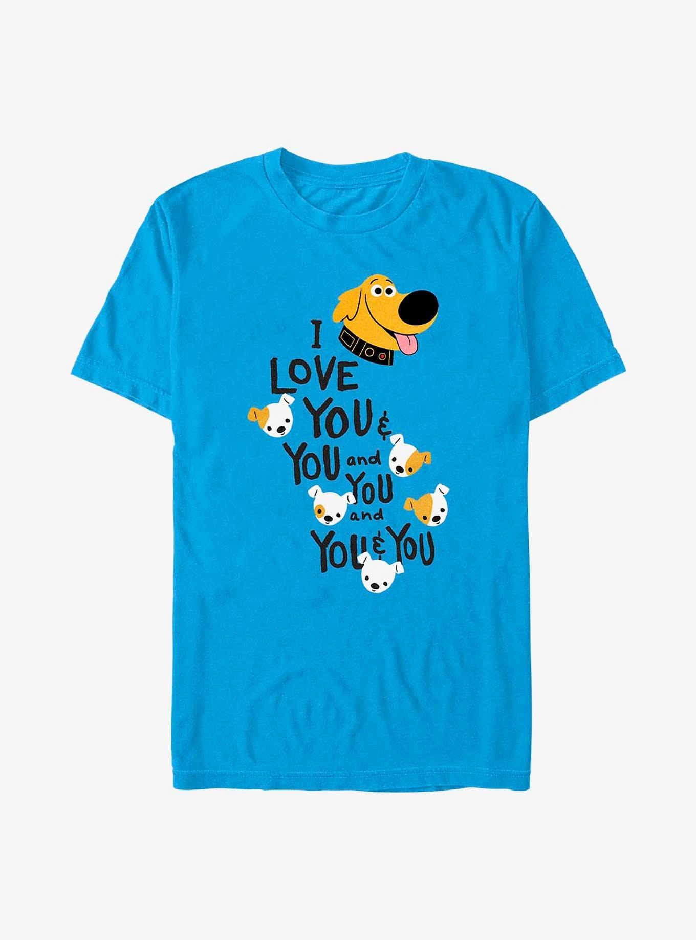 Disney Pixar Up Dug Loves You and You T-Shirt, , hi-res