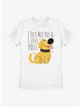 Disney Pixar Up Dog Love Womens T-Shirt, WHITE, hi-res