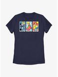 Disney The Emperor's New Groove Yzma, Kuzco, and Kronk Tarot Cards Womens T-Shirt, NAVY, hi-res