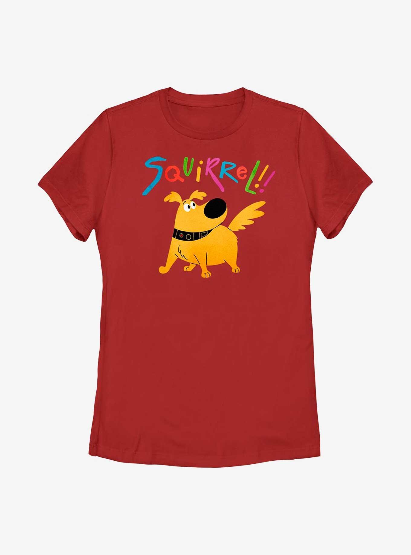 Disney Pixar Up Squirrel Womens T-Shirt, RED, hi-res