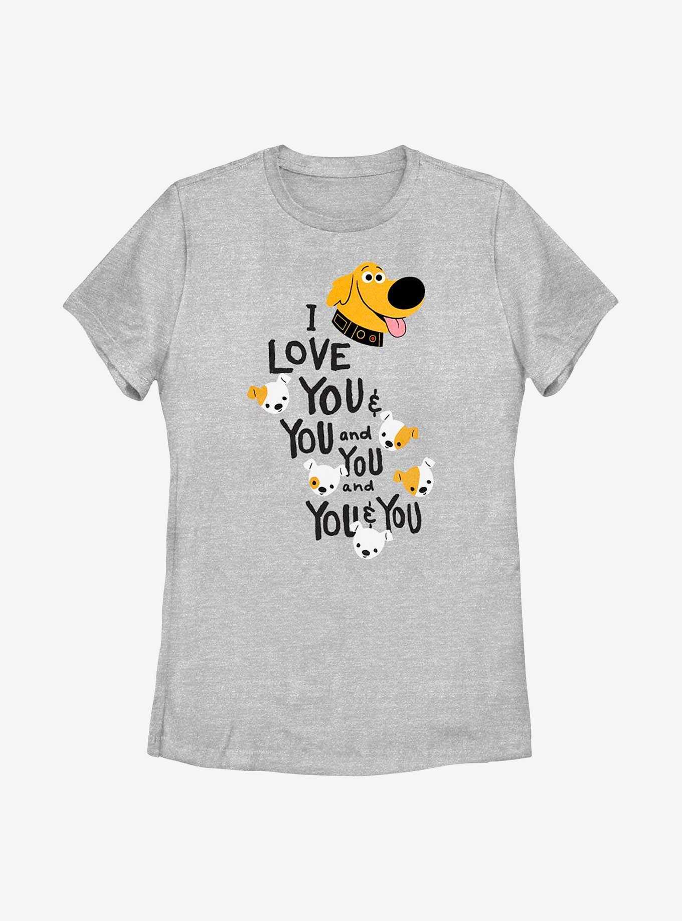 Disney Pixar Up Dug Loves You and You Womens T-Shirt, , hi-res