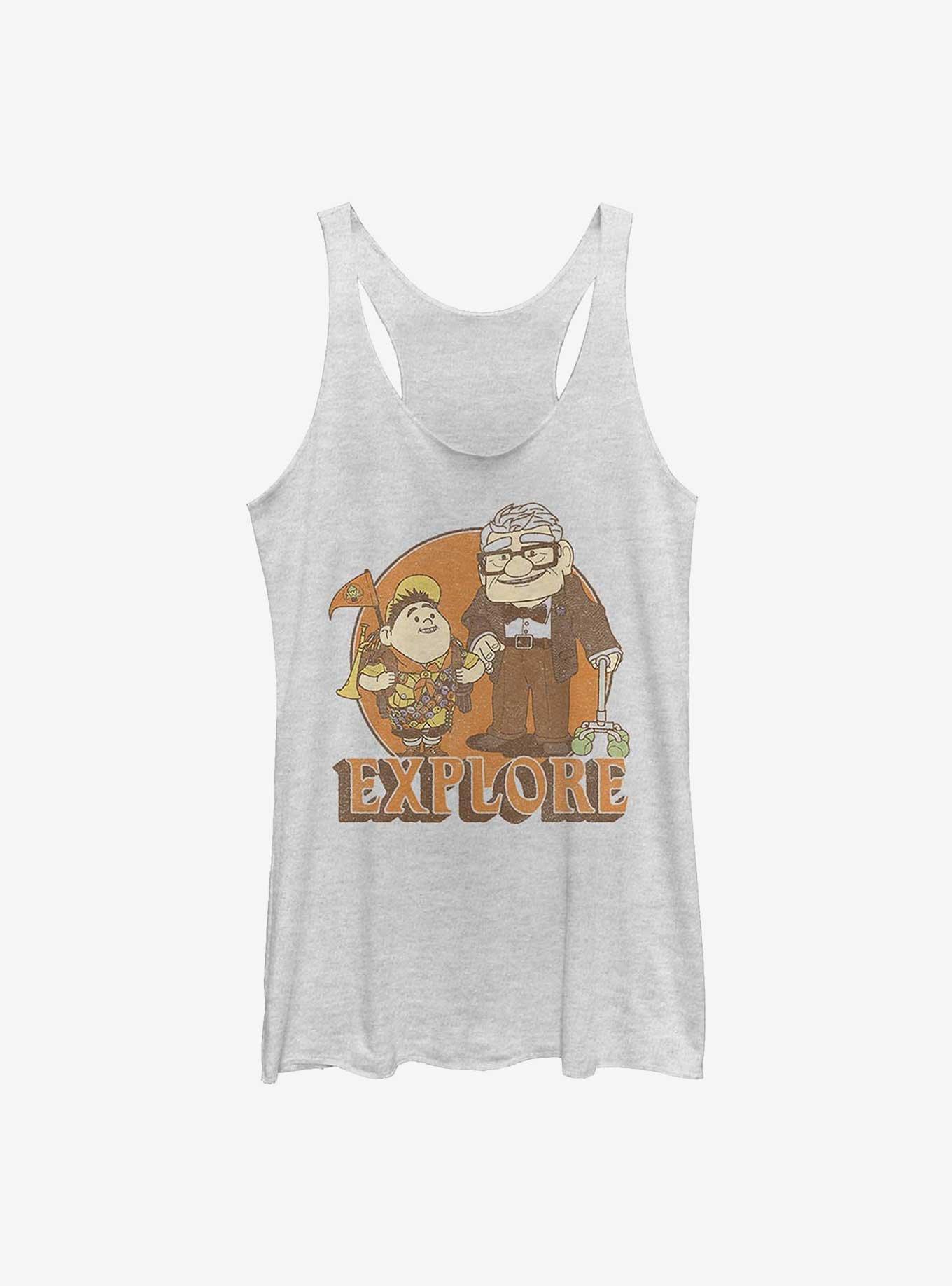 Disney Pixar Up Russell and Carl Explore Womens Tank Top, , hi-res