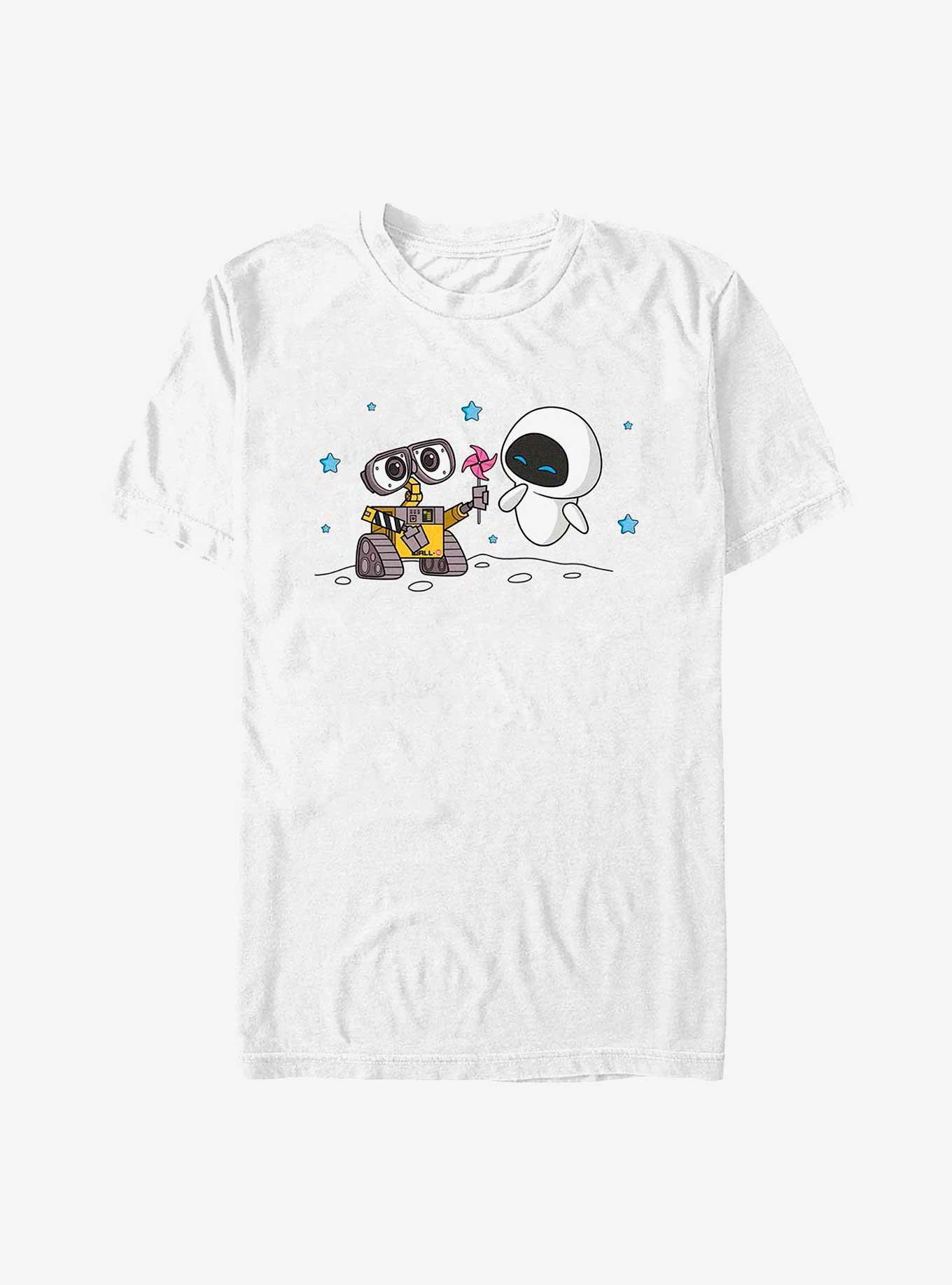 Disney Pixar Wall-E Chibi Wall-E and Eve T-Shirt, , hi-res