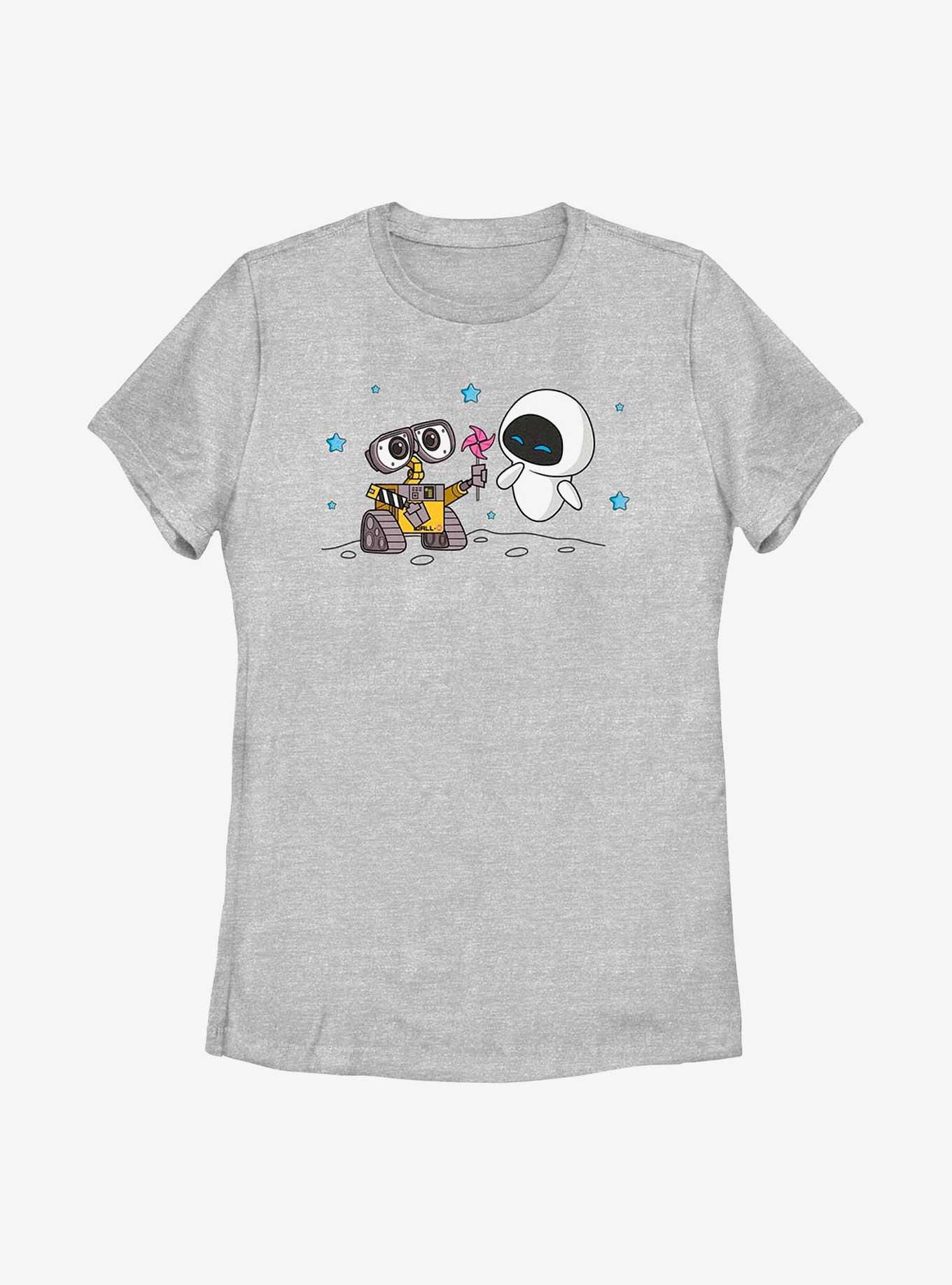 Disney Pixar Wall-E Chibi Wall-E and Eve Womens T-Shirt, , hi-res