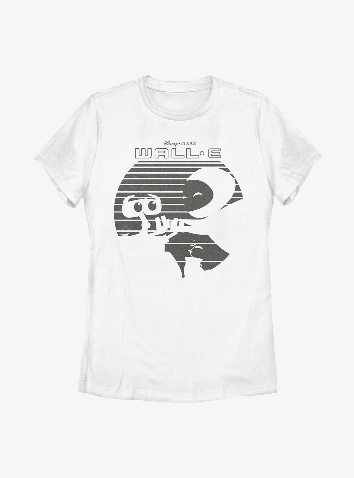 Disney Pixar Wall-E Eve and Wall-E Silhouettes Womens T-Shirt, , hi-res