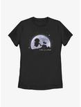 Disney Pixar Wall-E Moonlit Lovers Wall-E and Eve Womens T-Shirt, BLACK, hi-res