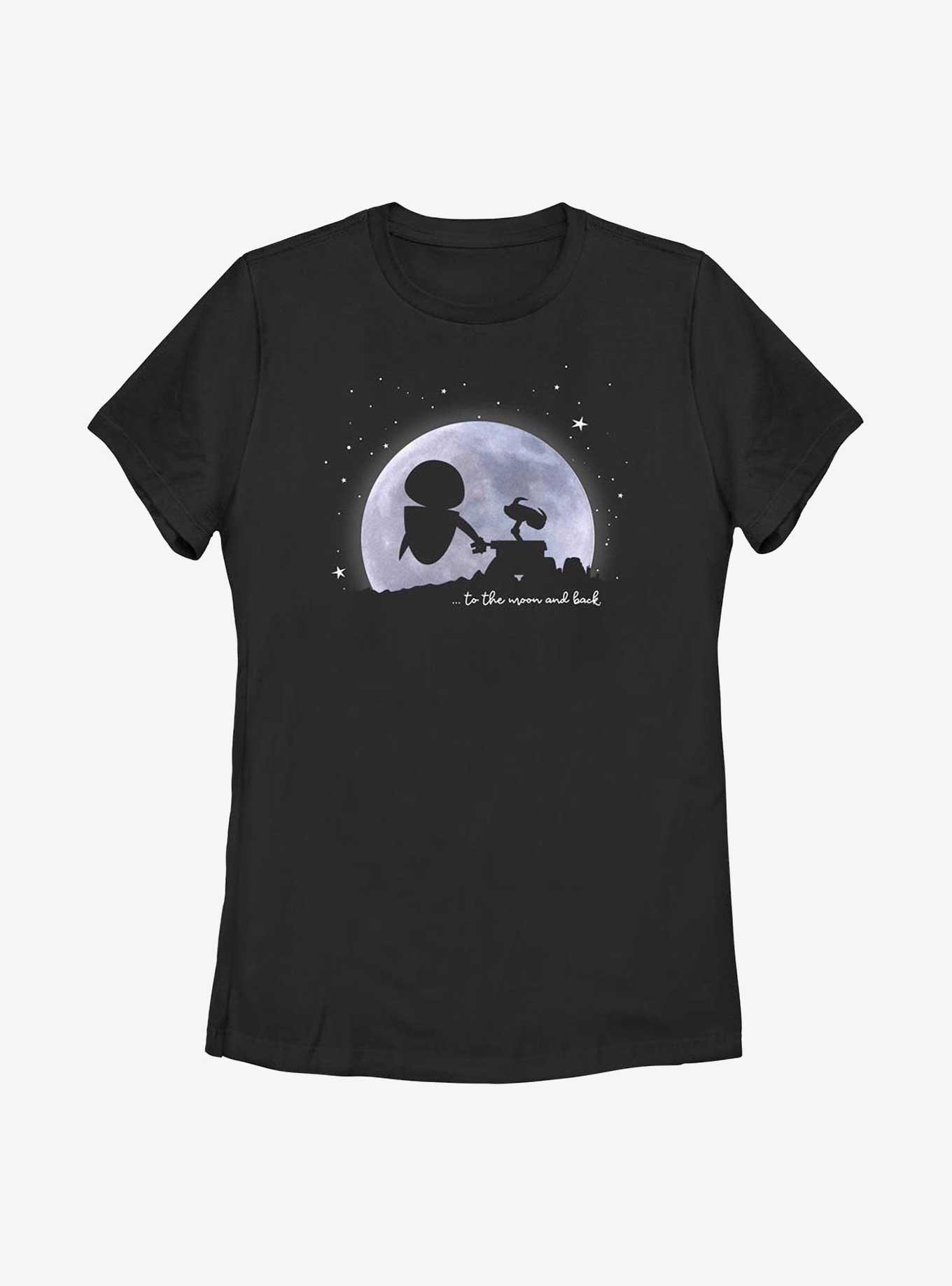 Disney Pixar Wall-E Moonlit Lovers Wall-E and Eve Womens T-Shirt, , hi-res