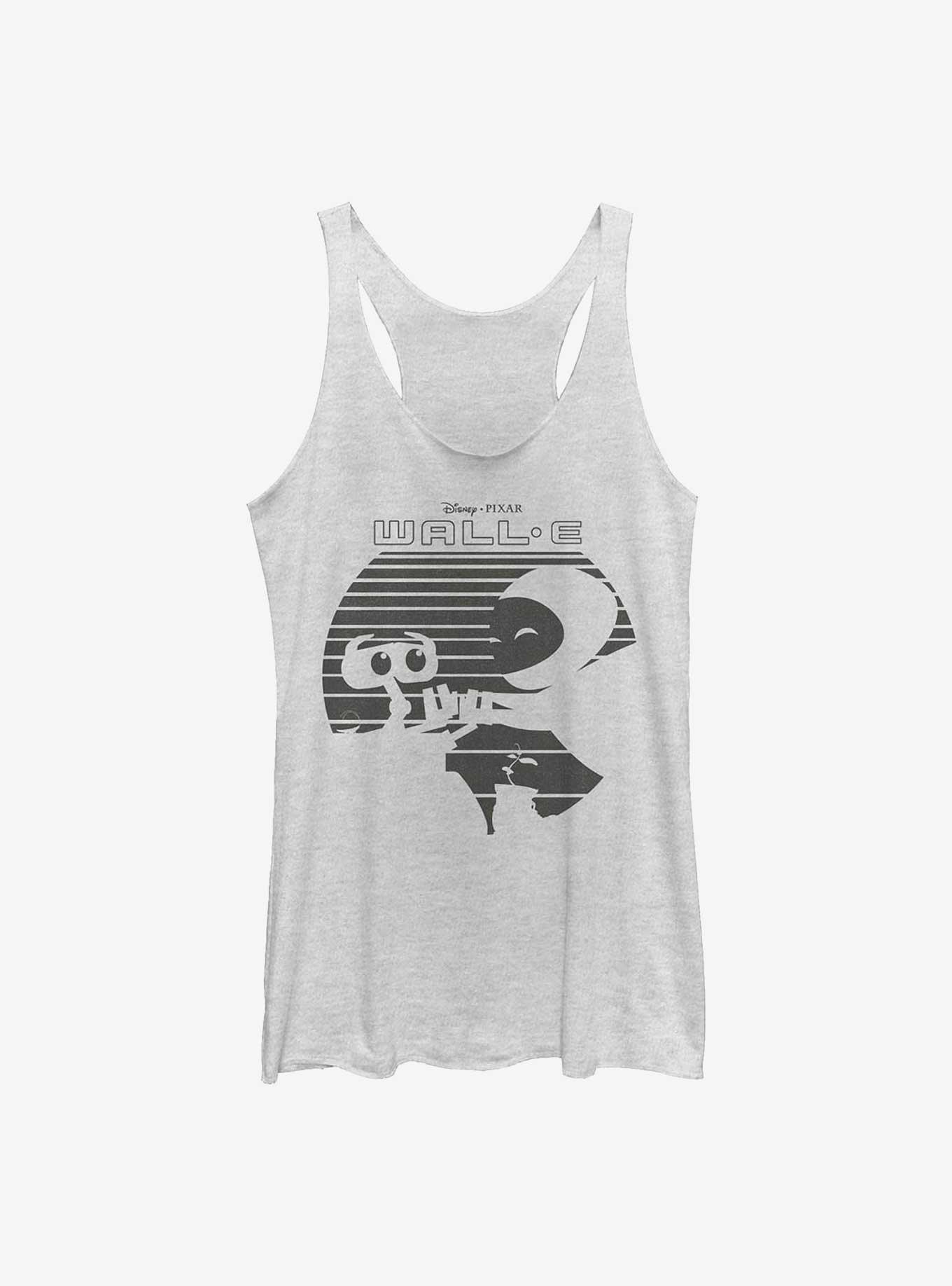 Disney Pixar Wall-E Eve and Wall-E Silhouettes Womens Tank Top, , hi-res