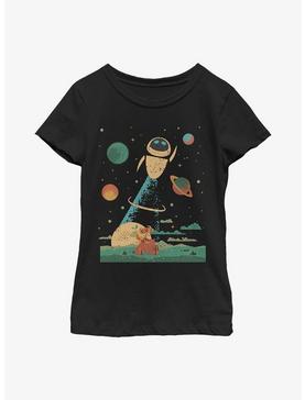 Disney Pixar Wall-E Eve and Wall-E Space Poster Youth Girls T-Shirt, , hi-res