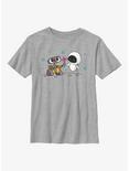 Disney Pixar Wall-E Chibi Wall-E and Eve Youth T-Shirt, ATH HTR, hi-res