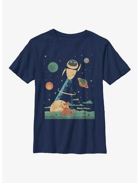 Disney Pixar Wall-E Eve and Wall-E Space Poster Youth T-Shirt, , hi-res