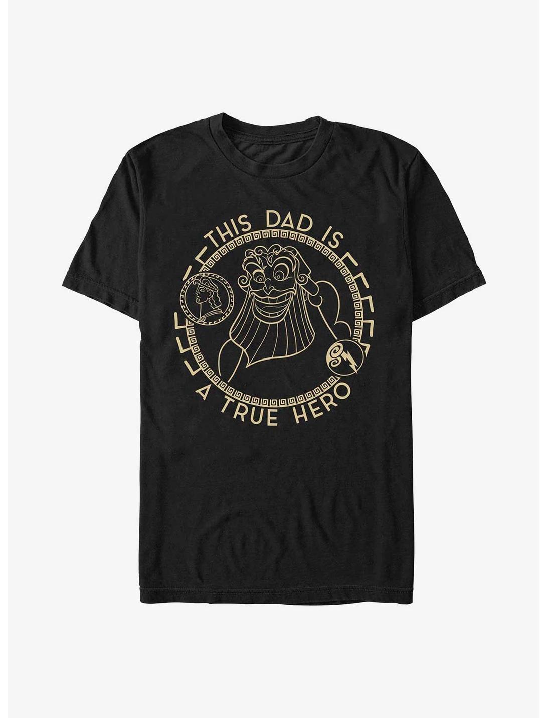 Disney Hercules True Hero Dad Zeus T-Shirt, BLACK, hi-res