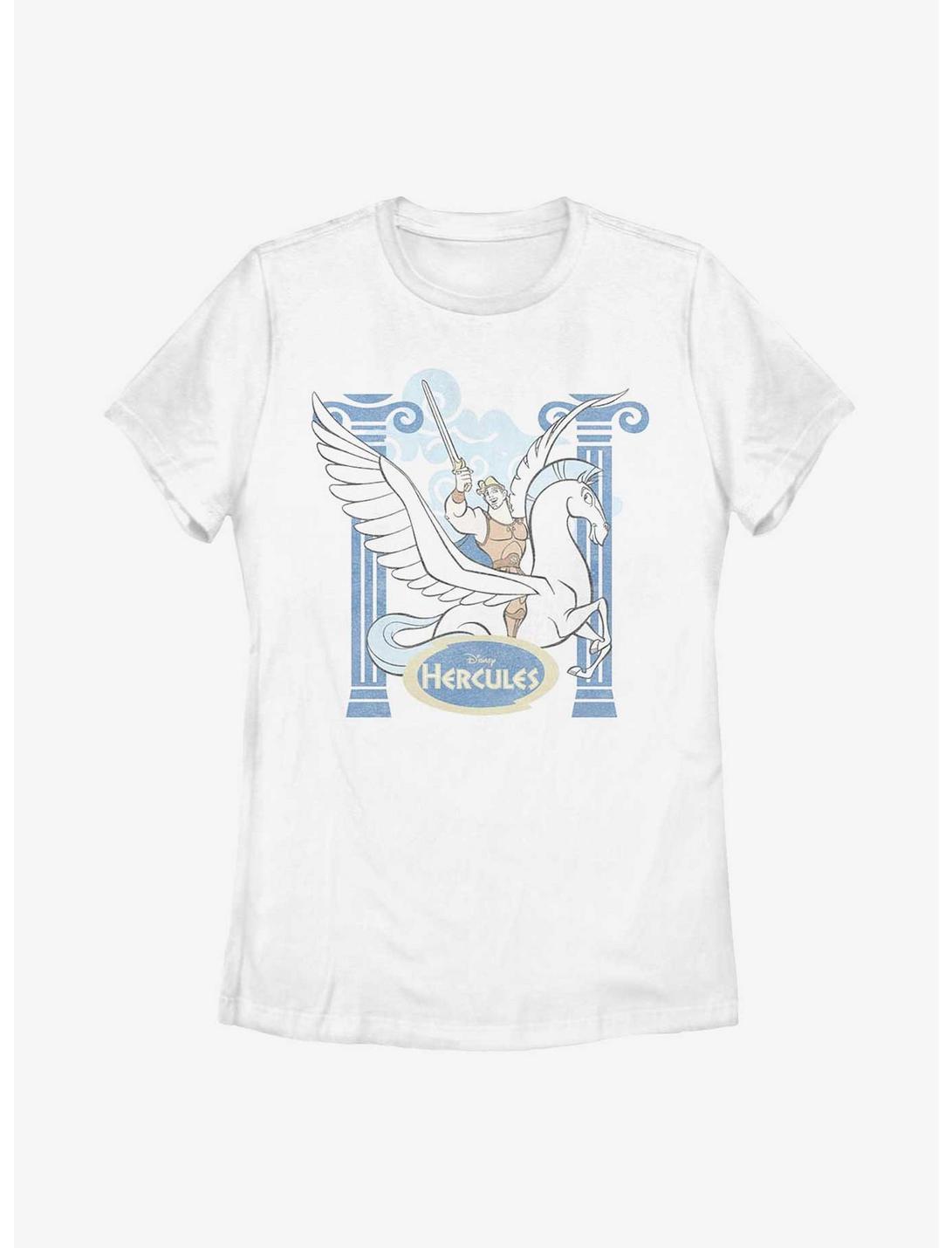 Disney Hercules Ancient World Hero Womens T-Shirt, WHITE, hi-res
