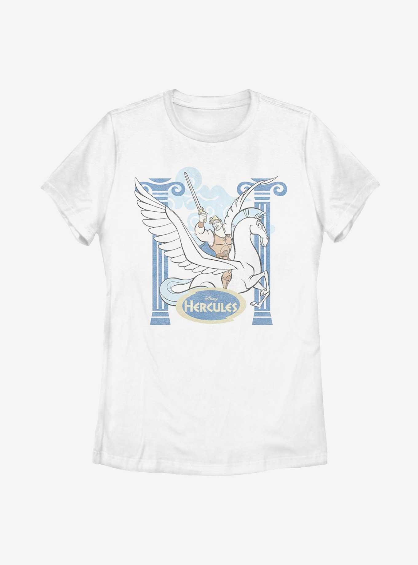 Disney Hercules Ancient World Hero Womens T-Shirt, WHITE, hi-res