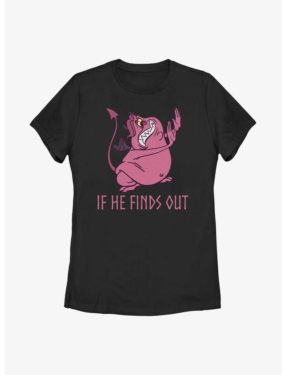 Disney Hercules Pain If He Finds Out Womens T-Shirt, BLACK, hi-res
