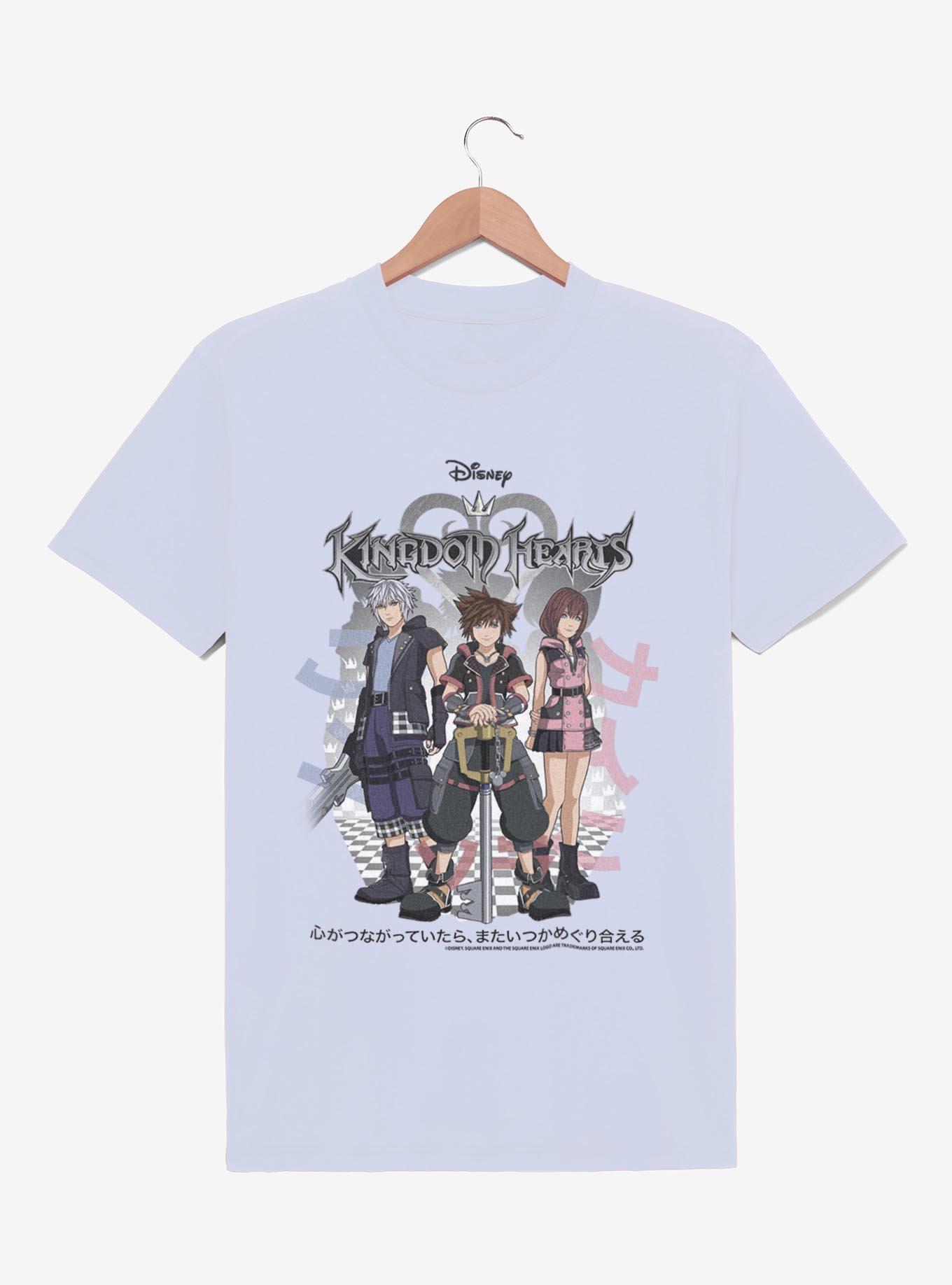 Kingdom Hearts Riku, Sora, and Kairi Group T-Shirt