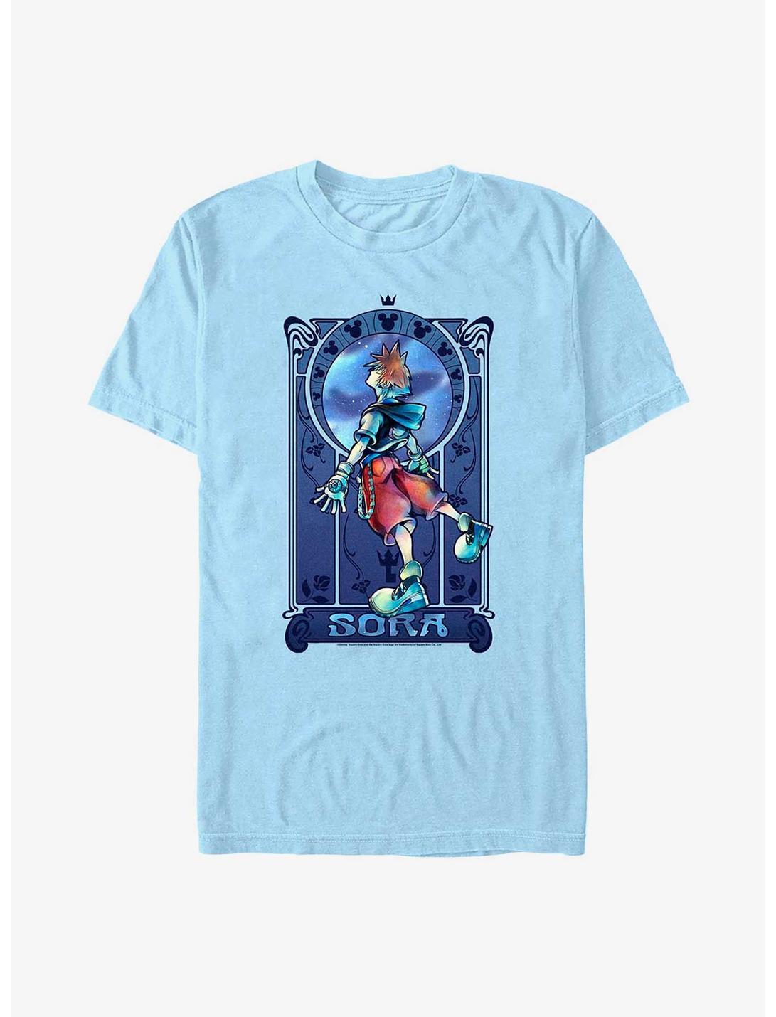 Kingdom Hearts Sora Nouveau T-Shirt, LT BLUE, hi-res