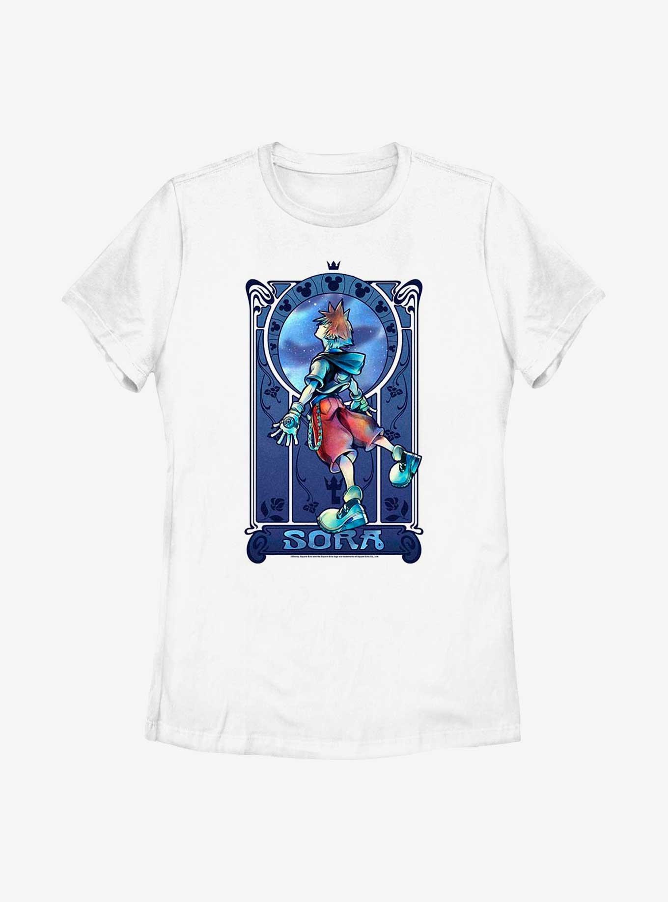 Kingdom Hearts Sora Nouveau Womens T-Shirt, WHITE, hi-res