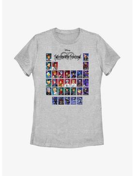 Kingdom Hearts Table of Characters Womens T-Shirt, , hi-res