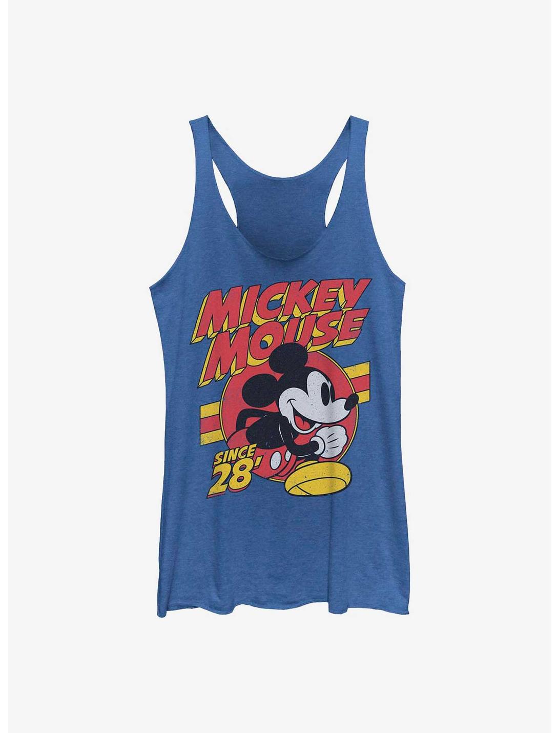 Disney Mickey Mouse Retro Mouse Womens Tank Top, ROY HTR, hi-res