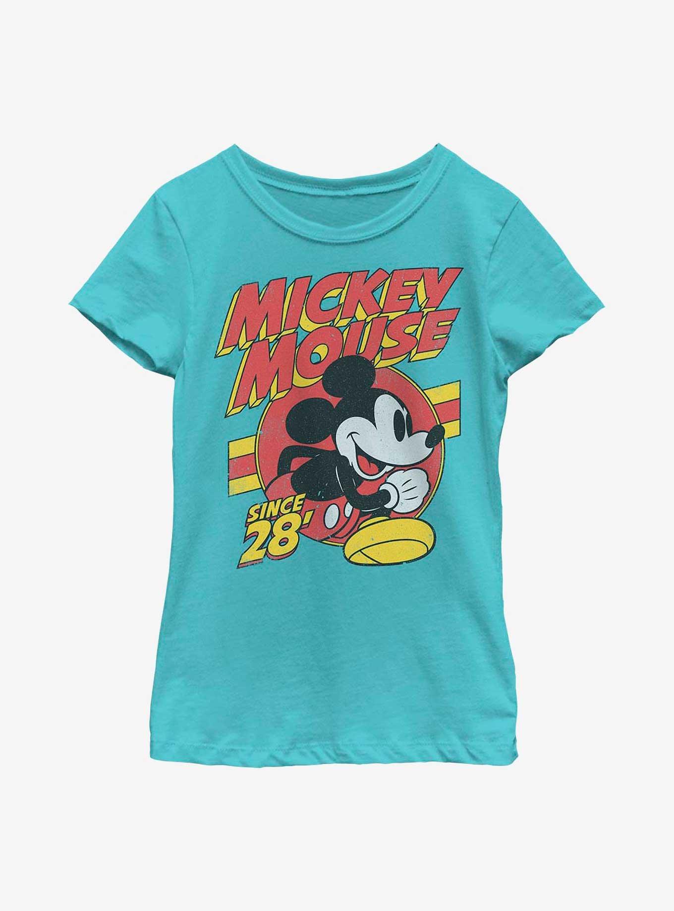 Disney Mickey Mouse Retro Mouse Youth Girls T-Shirt, , hi-res