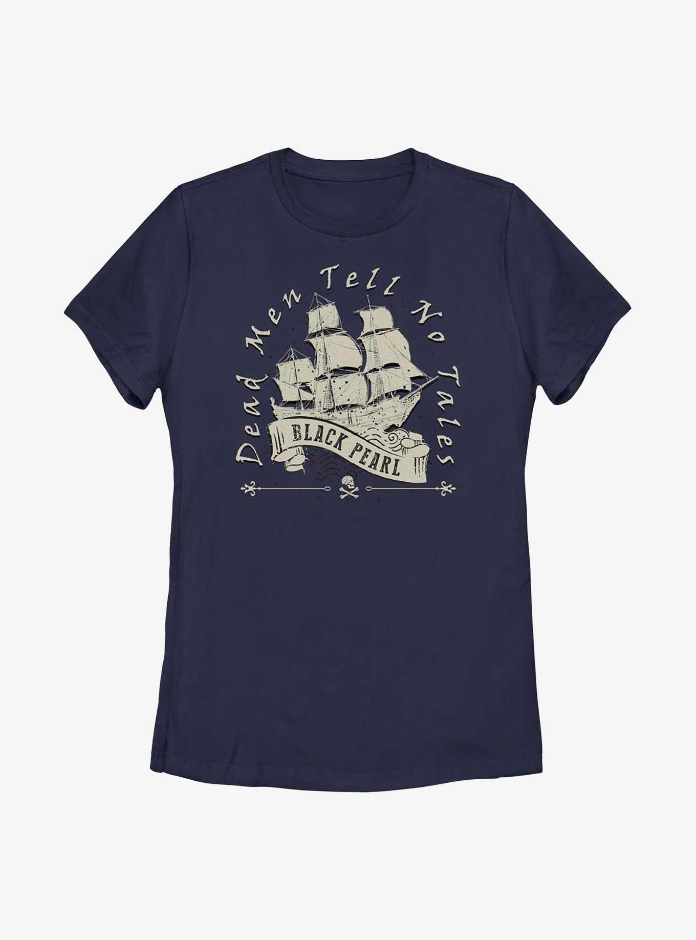 Disney Pirates of the Caribbean Black Pearl Womens T-Shirt, NAVY, hi-res