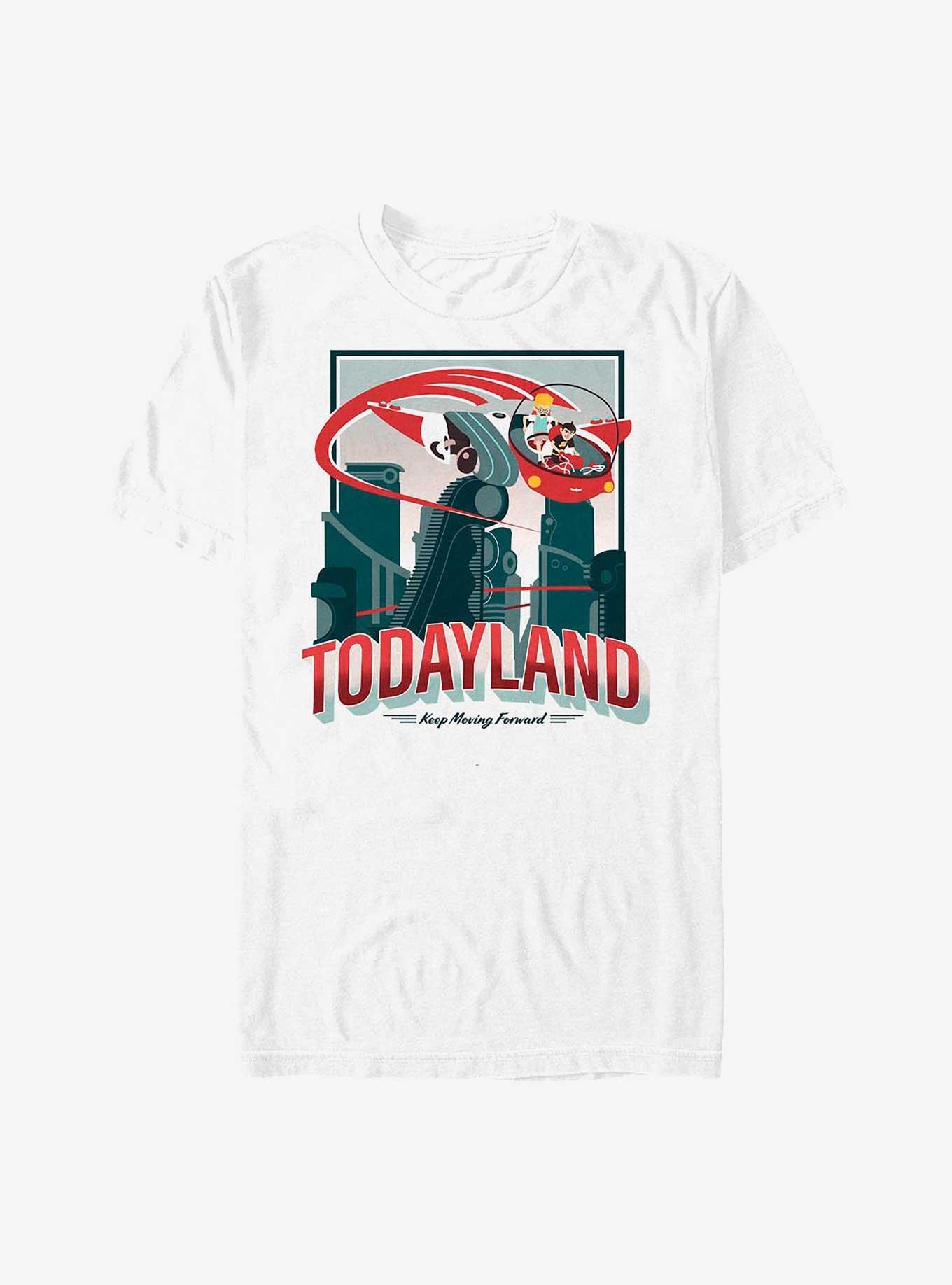 Disney Meet The Robinsons Todayland Poster T-Shirt, WHITE, hi-res