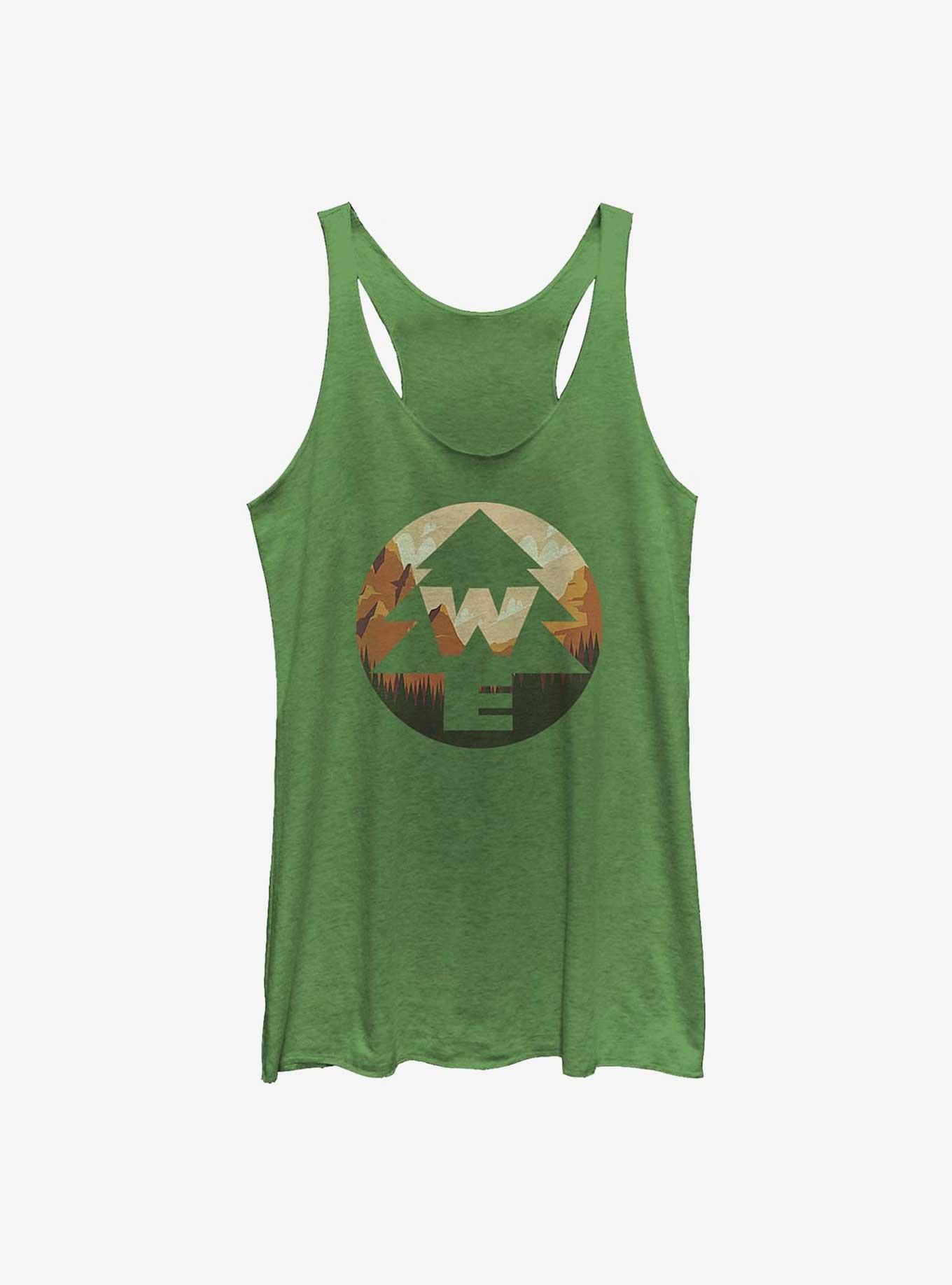Disney Pixar Up Wilderness Explorers Badge Fill Womens Tank Top, ENVY, hi-res