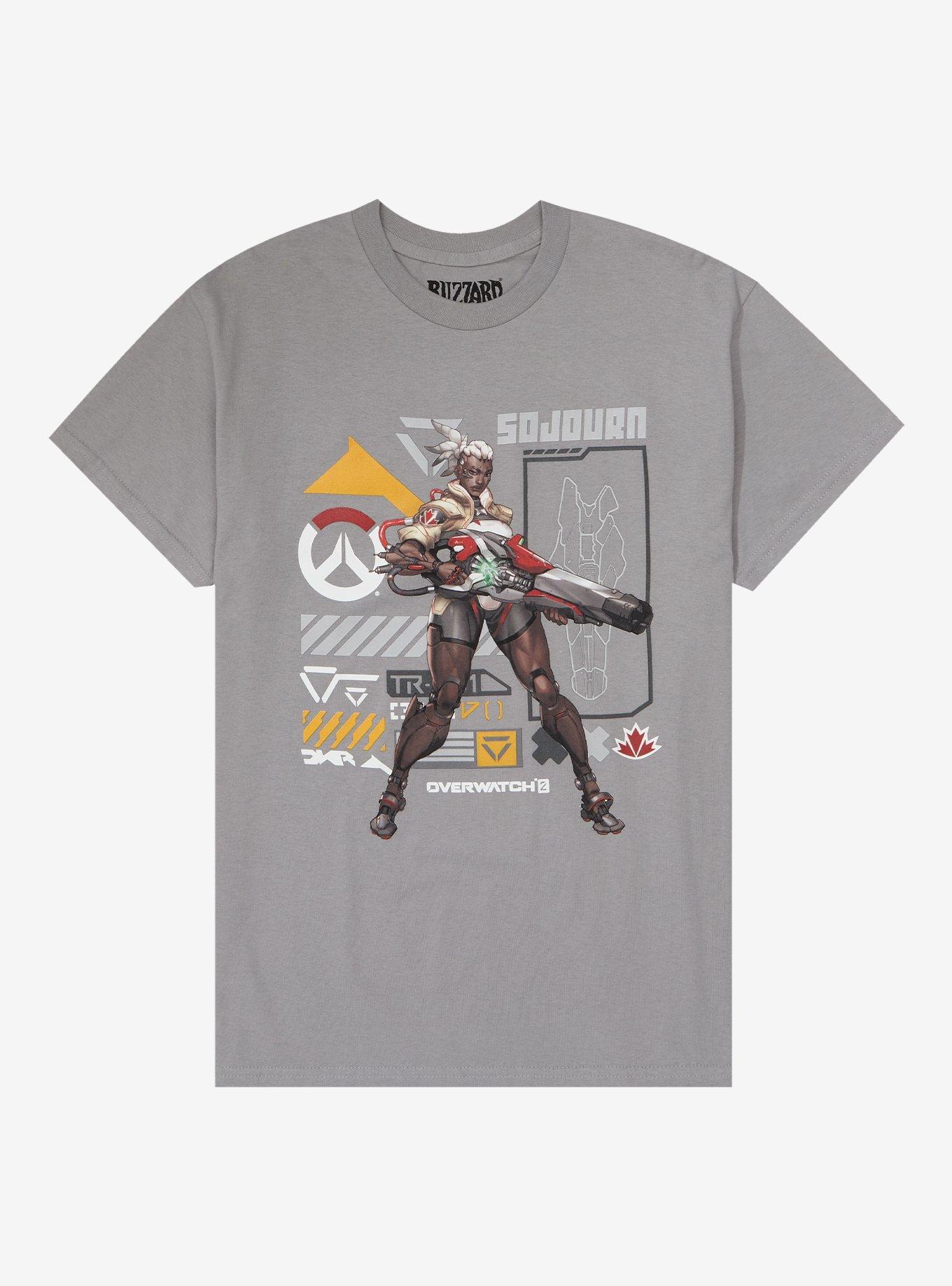 Overwatch 2 Sojourn T-Shirt, GREY, hi-res