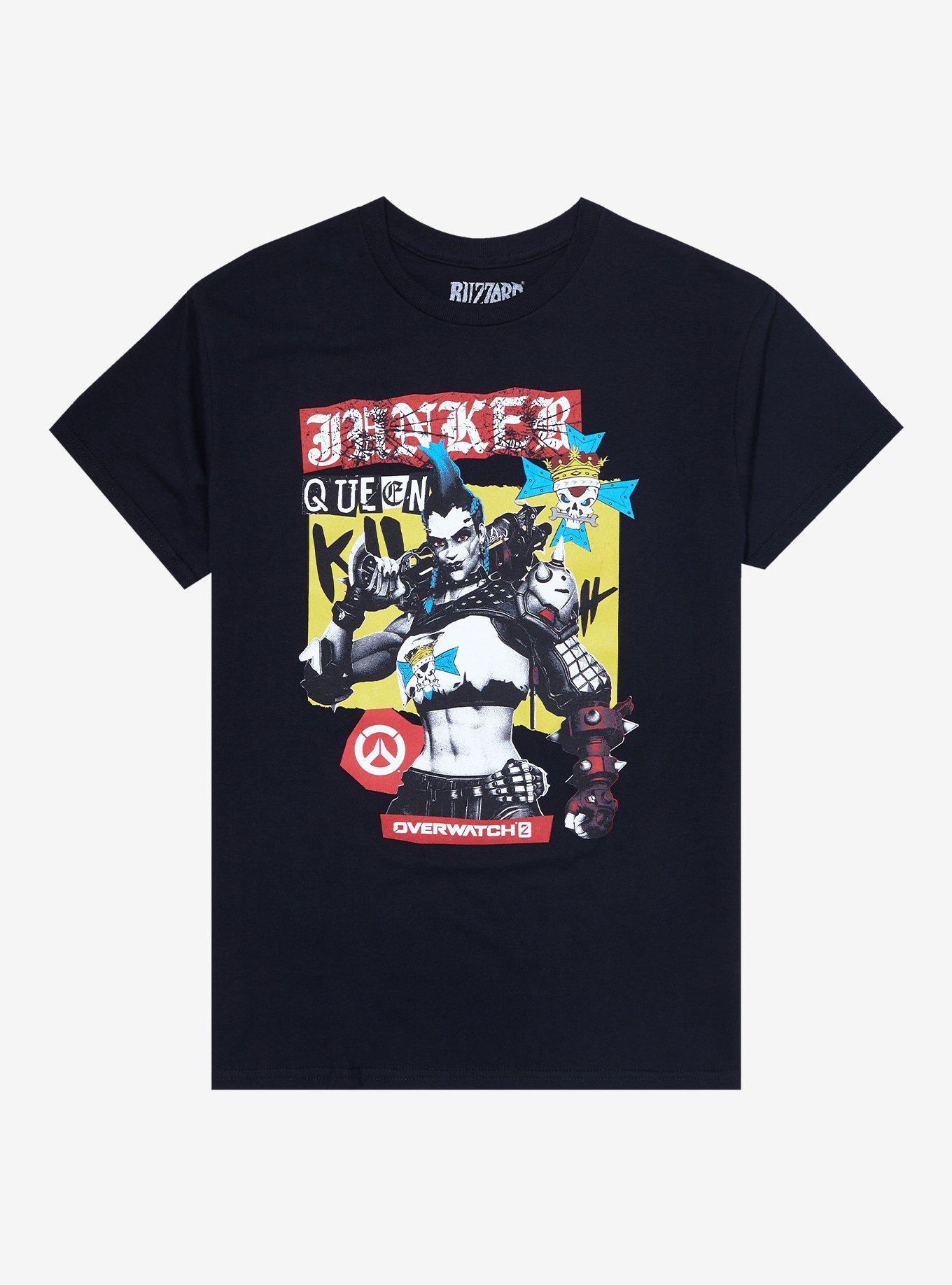 Overwatch 2 Junker Queen T-Shirt, BLACK, hi-res