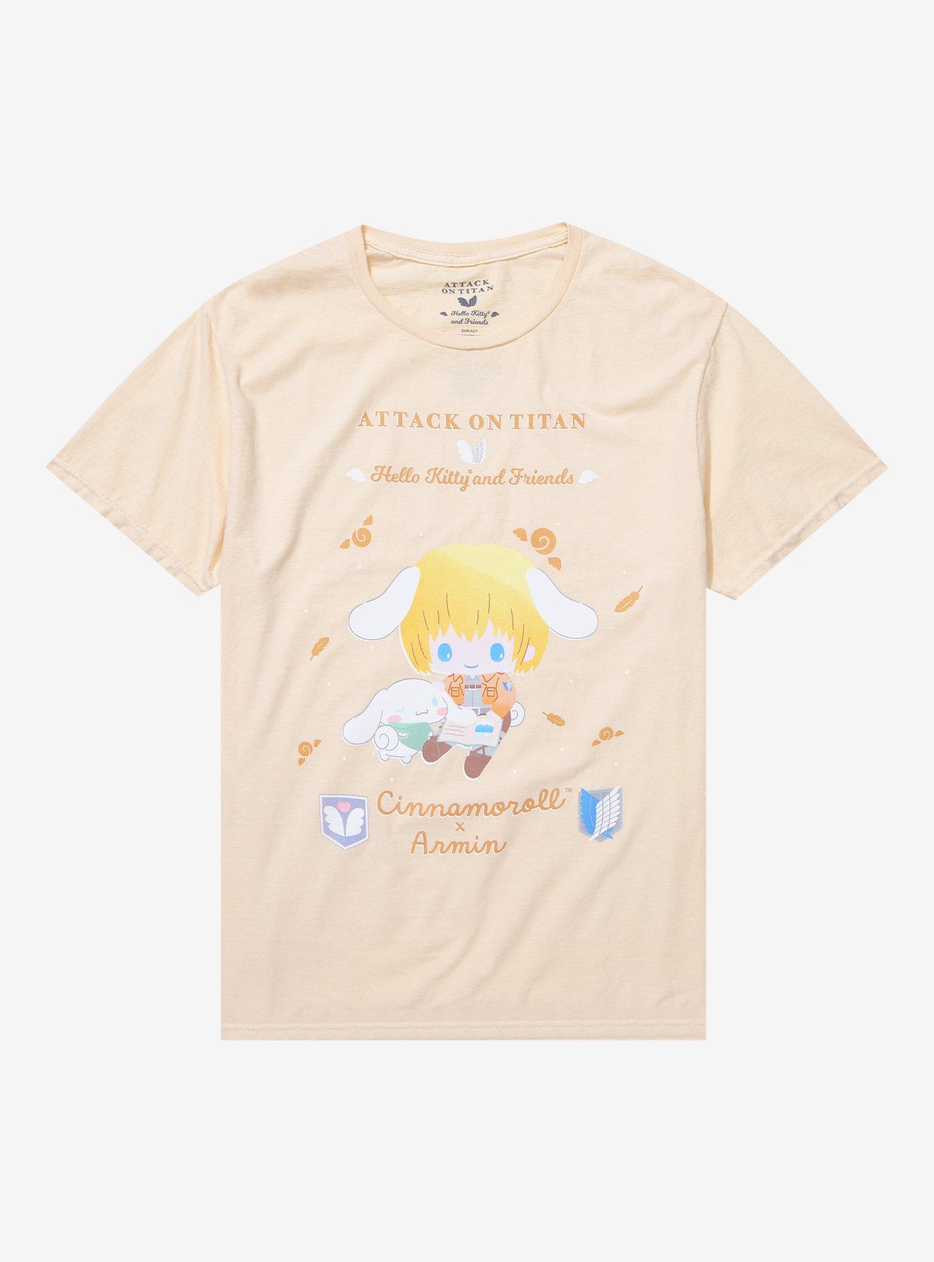 Attack On Titan X Hello Kitty And Friends Cinnamoroll & Armin T