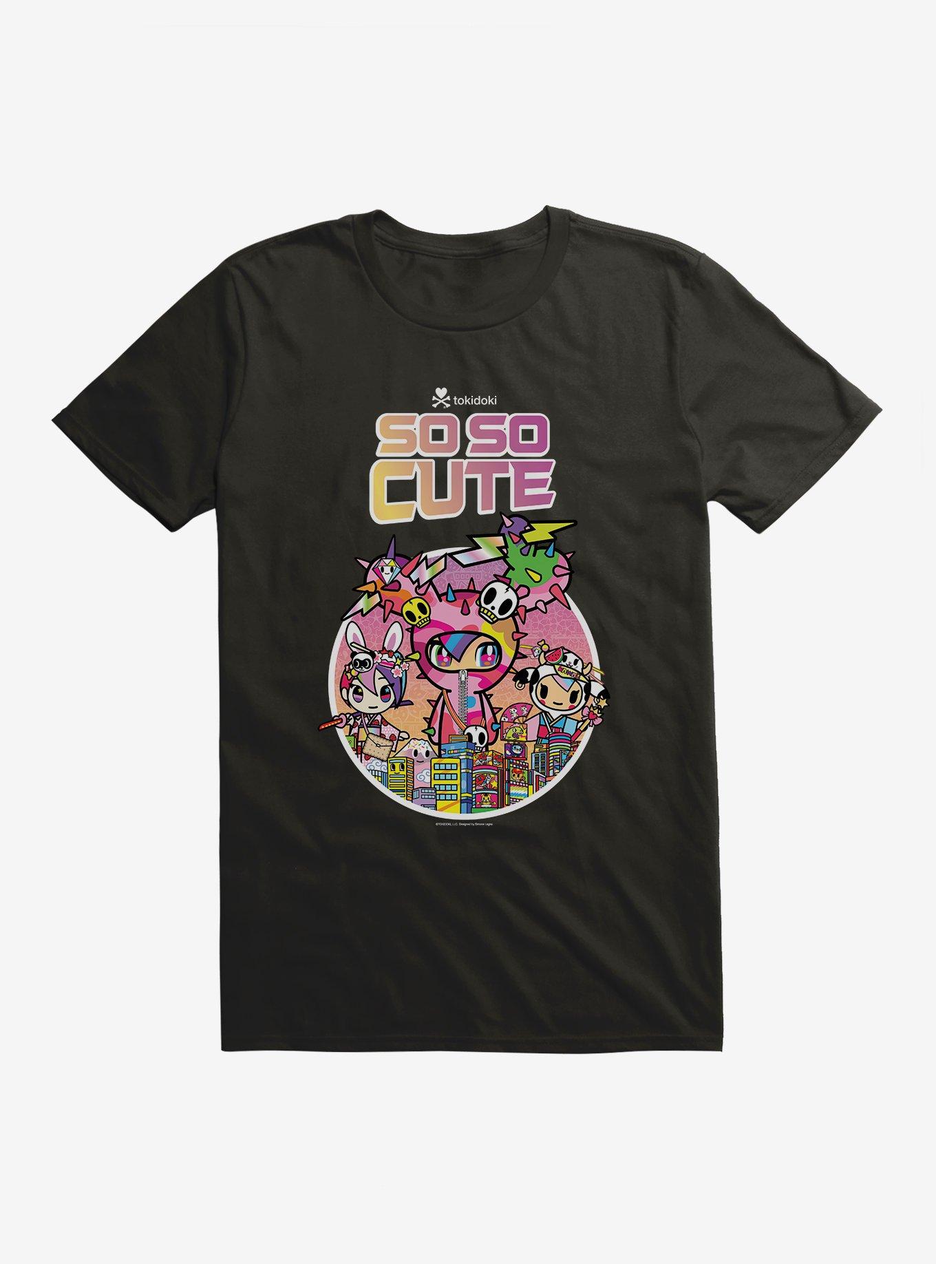 Tokidoki Sabochan So So Cute T-Shirt, BLACK, hi-res