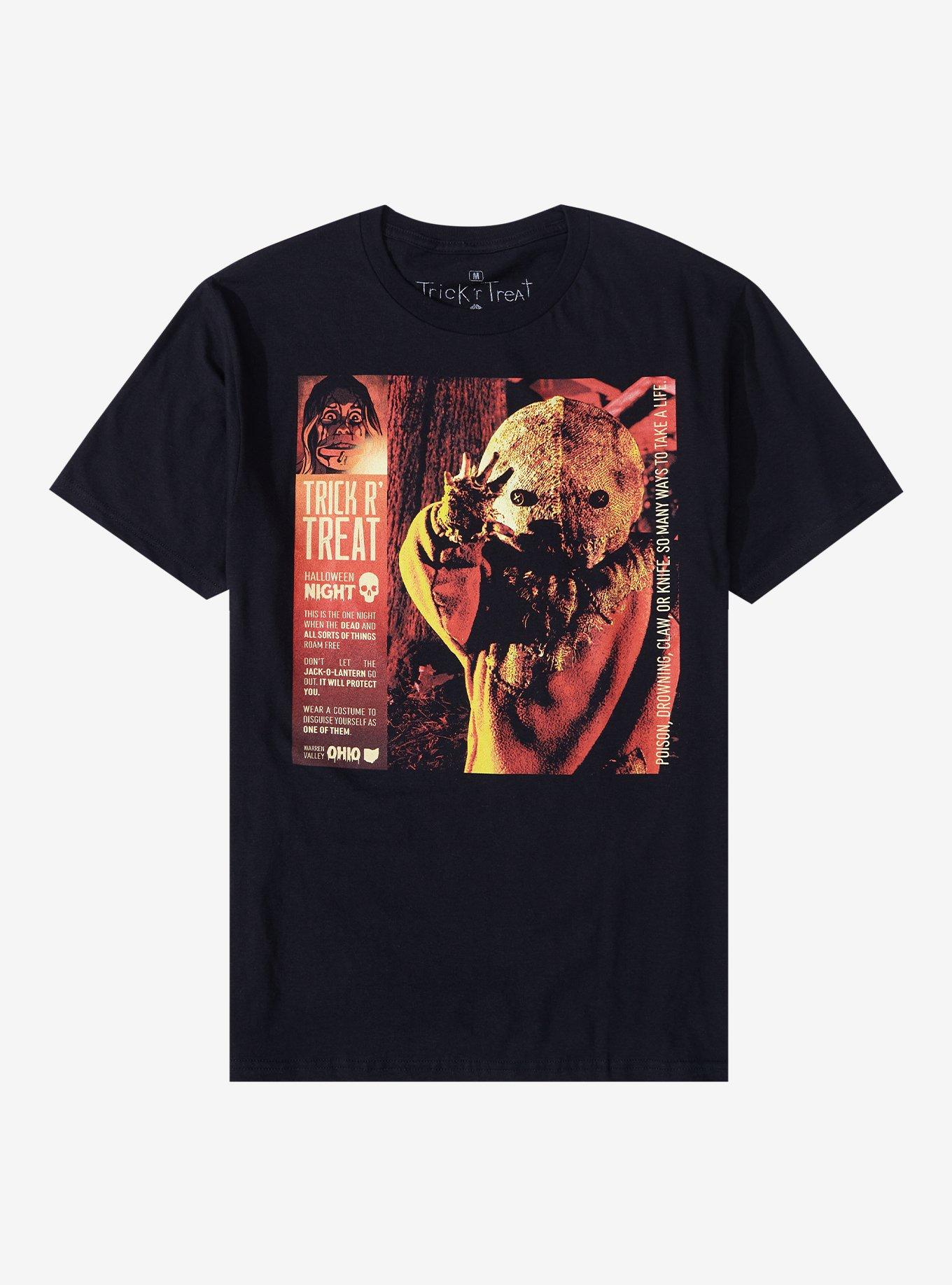 Trick 'R Treat Sam Poster T-Shirt, BLACK, hi-res