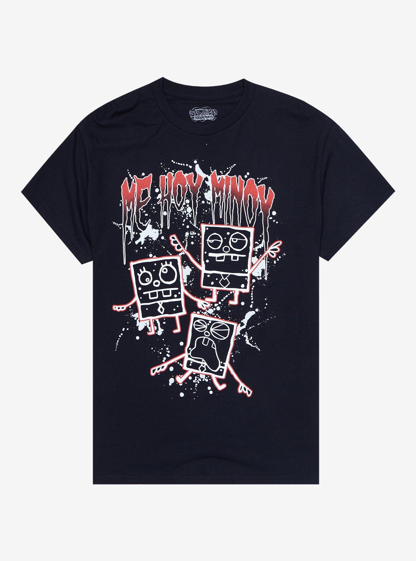 SpongeBob SquarePants Me Hoy Minoy Splatter T-Shirt, BLACK, hi-res