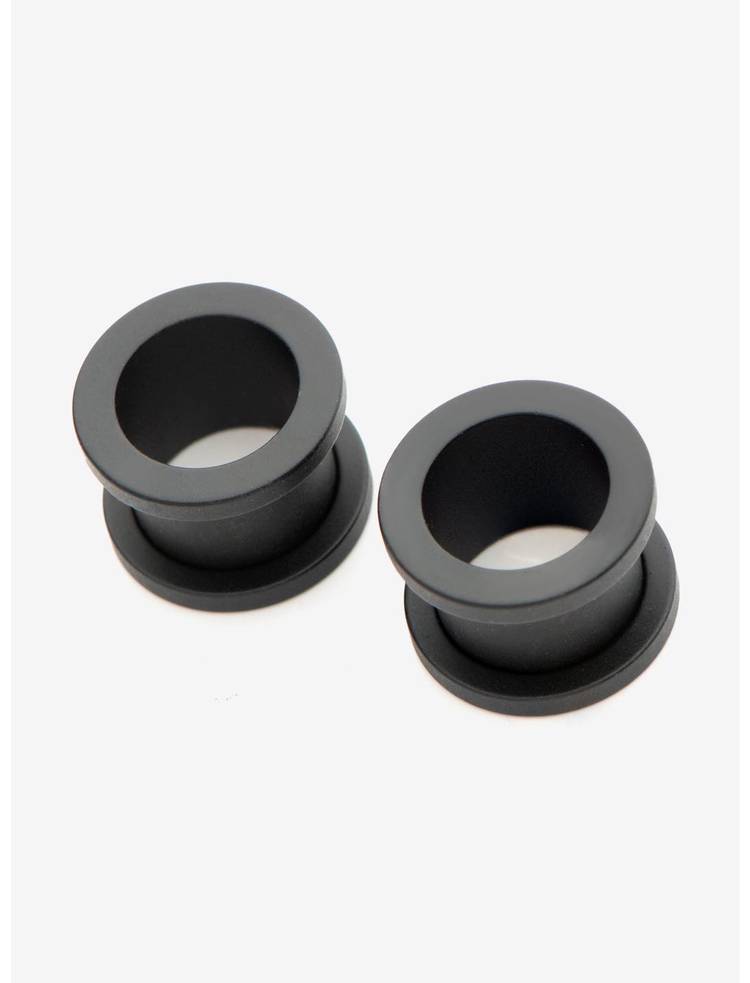 Steel Black Eyelet Plug 2 Pack, SILVER, hi-res