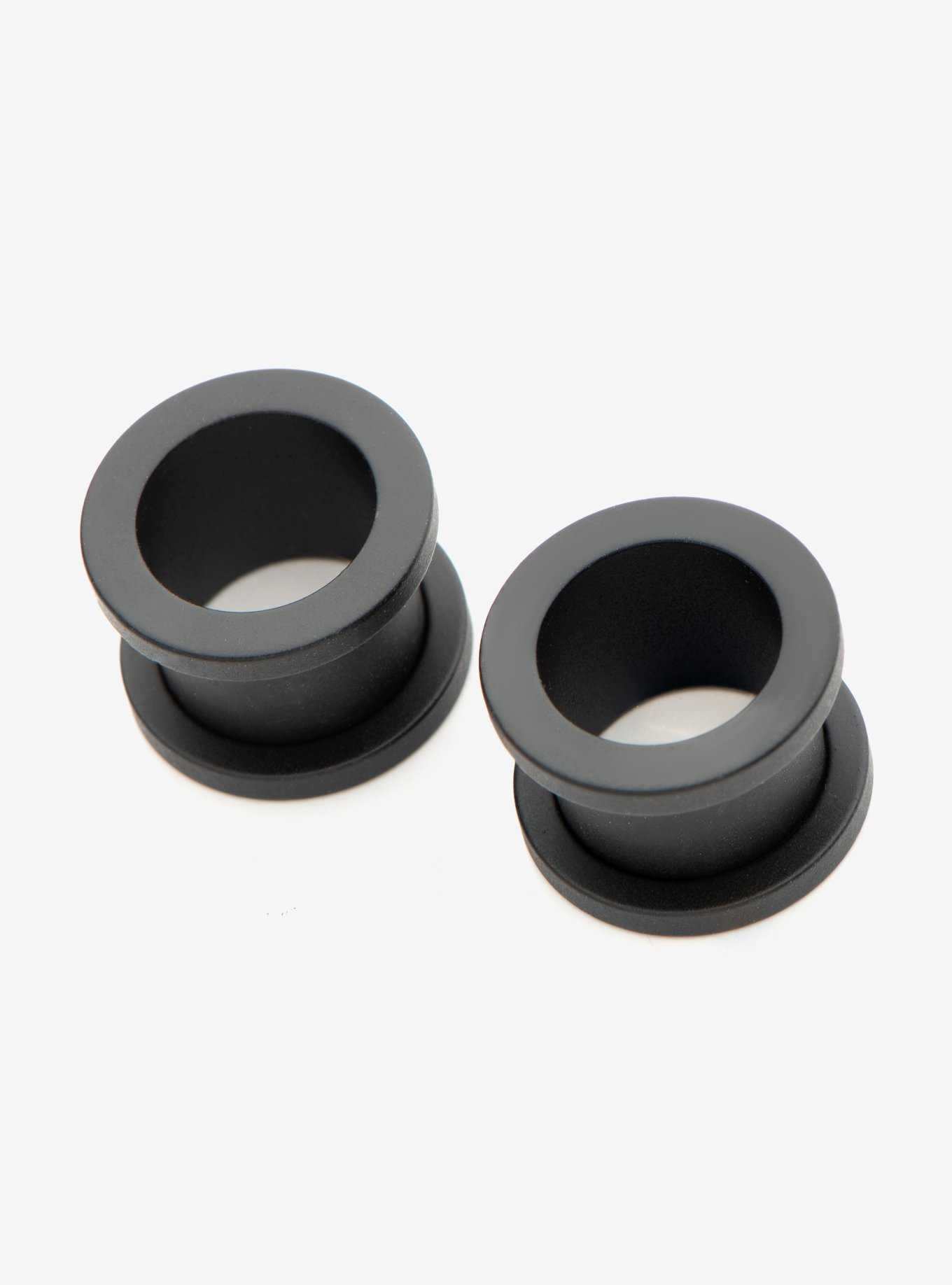 Steel Black Eyelet Plug 2 Pack, , hi-res