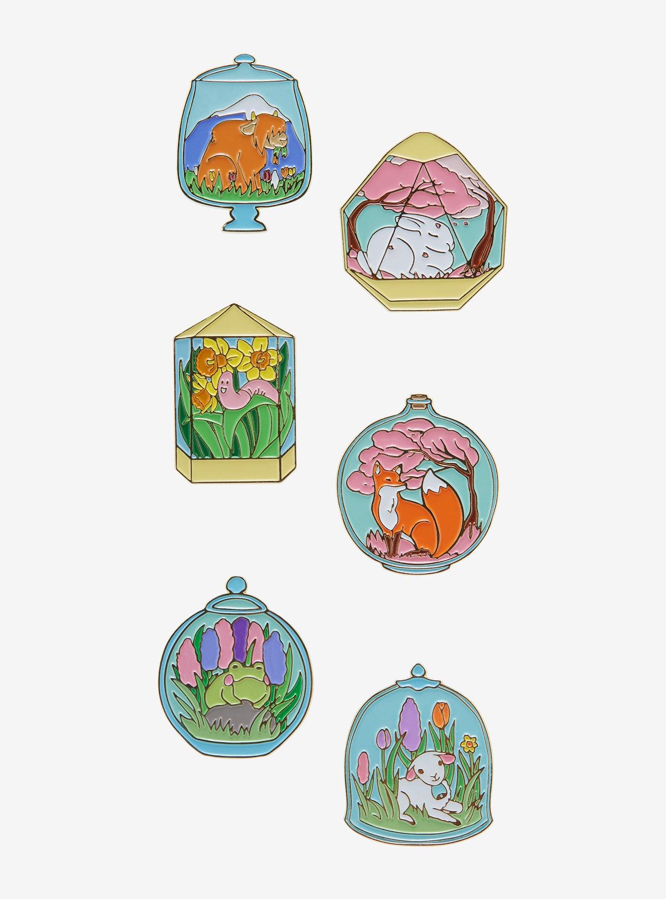 Flower Friend Terrariums Blind Box Enamel Pin - BoxLunch Exclusive, , hi-res