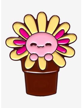 Axolotl Flower Pot Enamel Pin - BoxLunch Exclusive , , hi-res