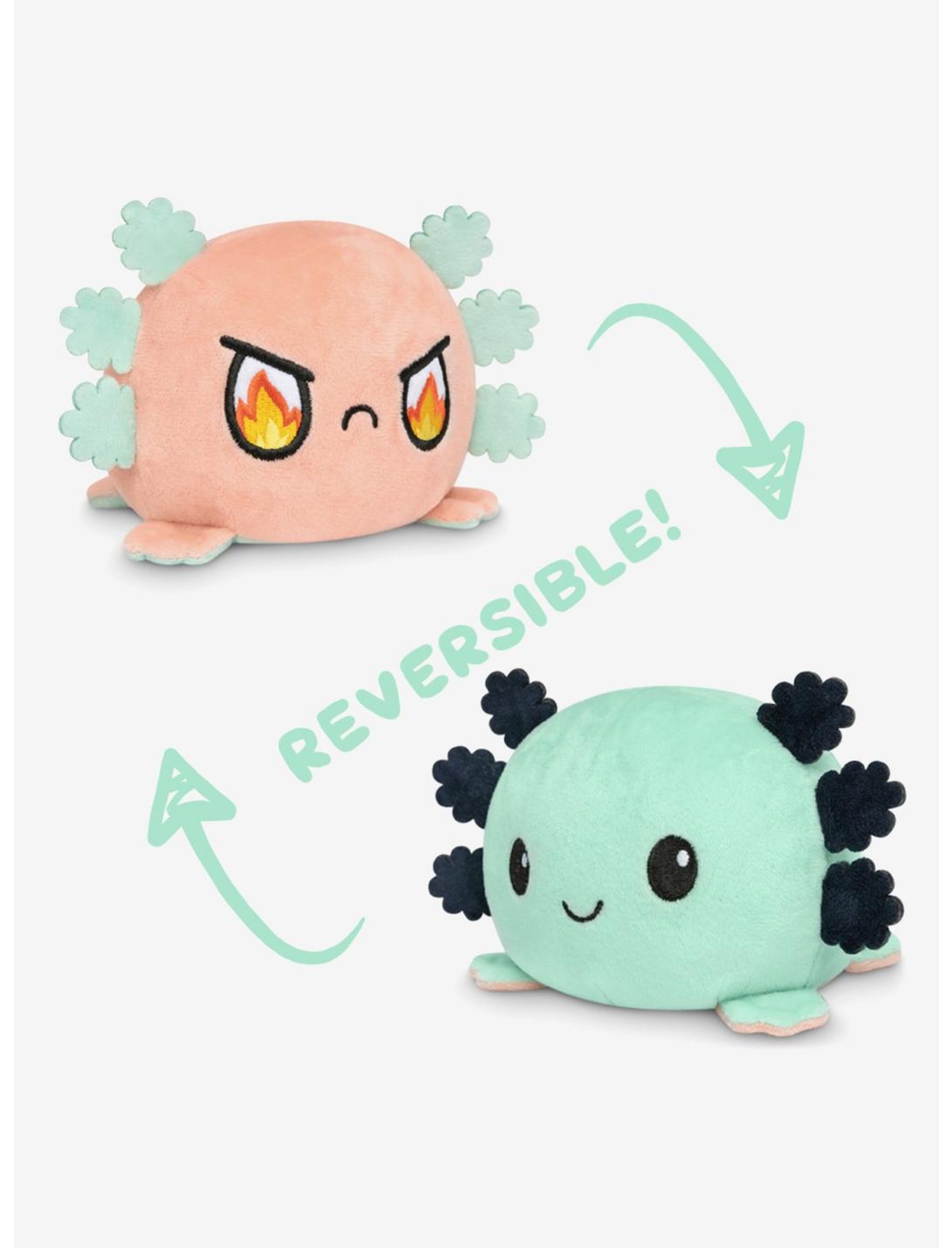 TeeTurtle Happy + Angry Reversible Mood 5 Inch Axolotl Plush - BoxLunch Exclusive, , hi-res
